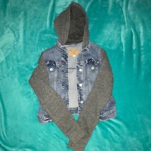 Holister Pre distressed jean jacket